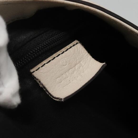 GUCCI Tote Bag Leather Ivory Gold - Picture 14 of 16